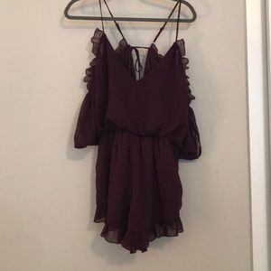 Off the shoulder romper